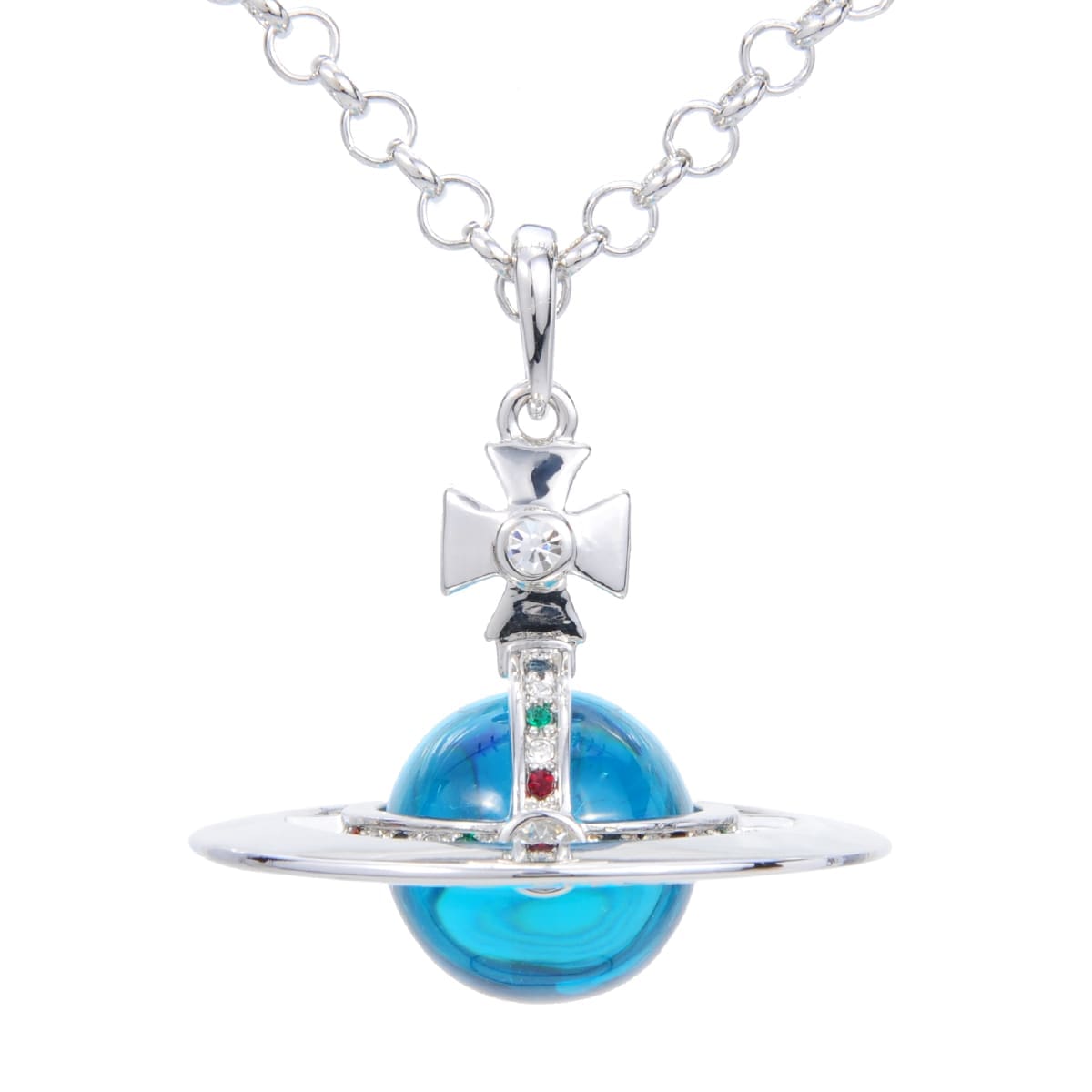 u1u1enne westwood saturn large three-dimensional planet necklace classic style