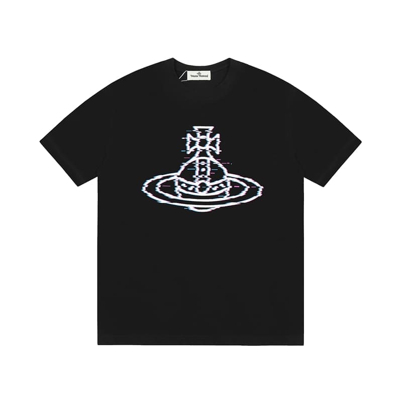 u1u1enne westwood cotton short sleeve t-shirt for men and women