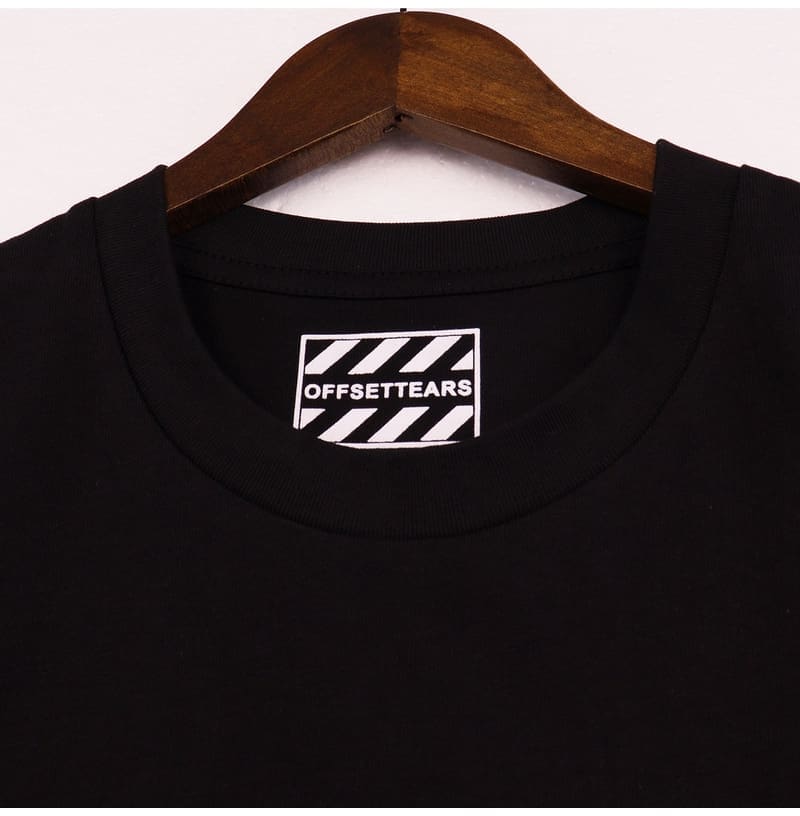 Denim Tears x Offset Flame Print Cotton Short Sleeve T-Shirt