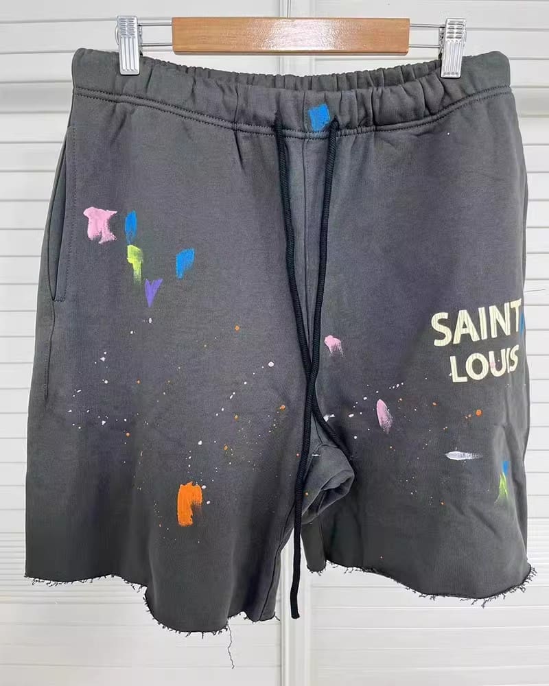 Saint Handmade Pants Leisure Shorts for Men and Women Fashion Brand
