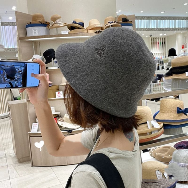 u1u1enne westwood beret wool retro painter hat for women