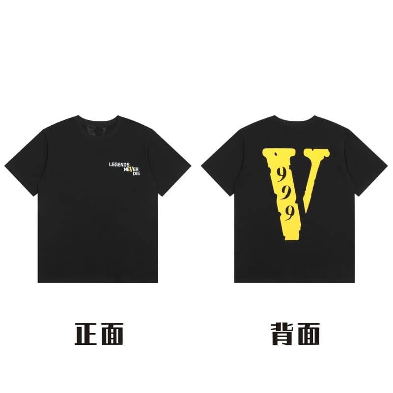 VLONE Big V Short Sleeve T-Shirt Casual High Street Summer Wear