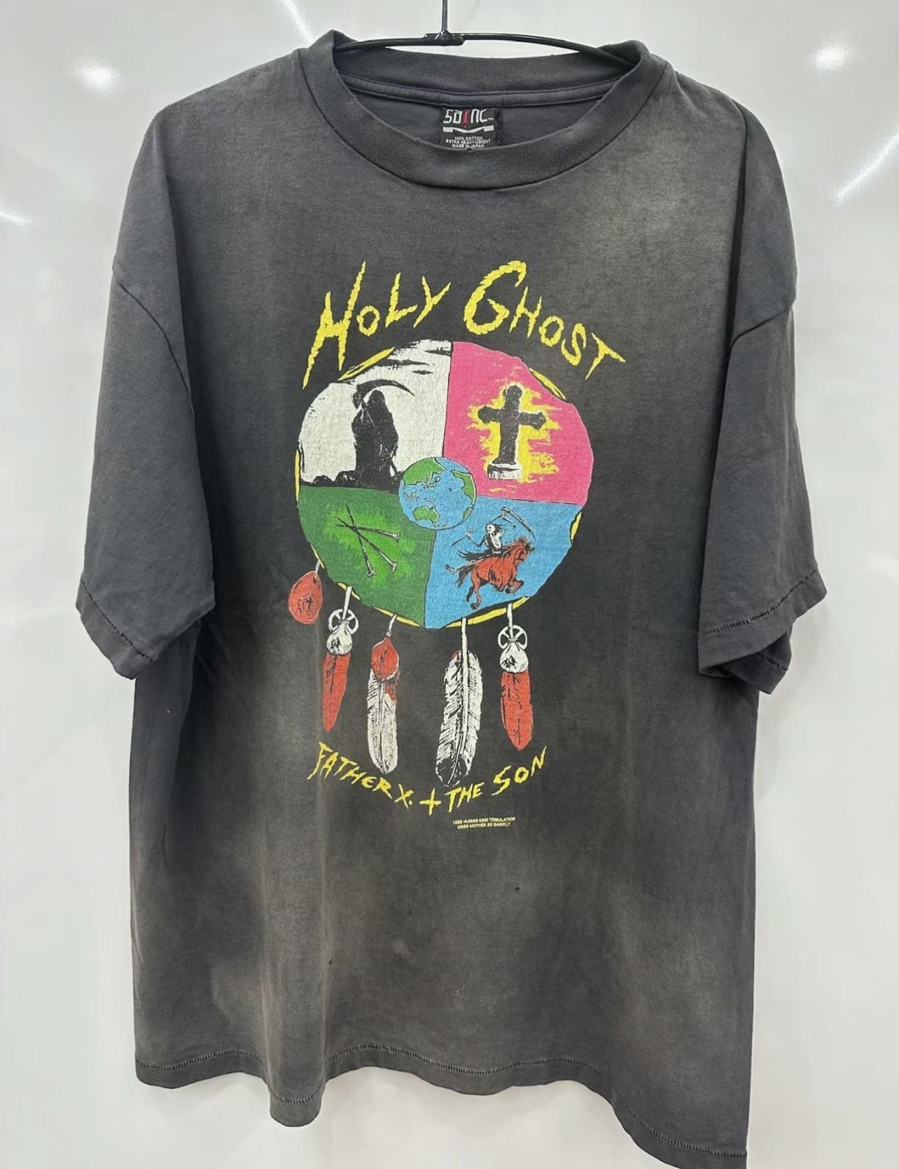 Saint Michael Neil Young Short-Sleeve T-Shirt Fashion Brand