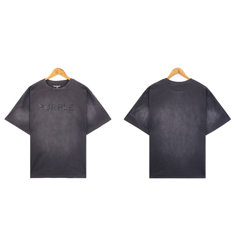 vlone fog pu*re b*and logo distressed t-shirt and sweatpants set