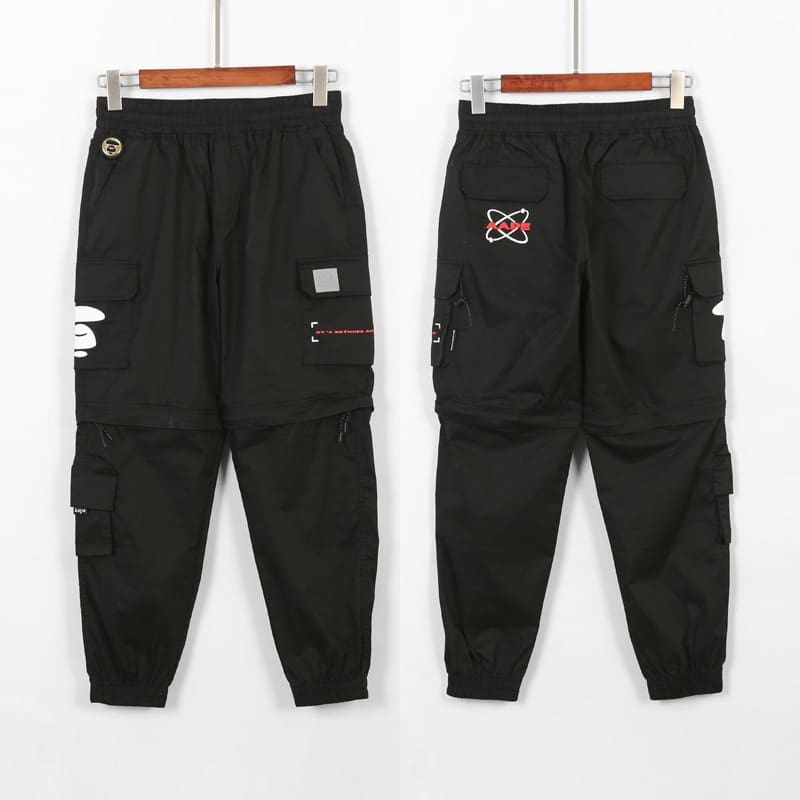 AAPE Ape Head Camouflage Multi-Pocket Workwear Pants for Men and Women