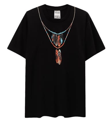 Marcelo Burlon Wings T-Shirt Classic Feather Short Sleeve