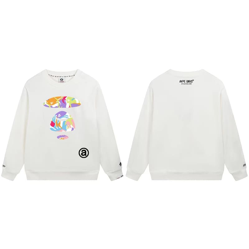 AAPE Camouflage Terry Hoodie for Men and Women