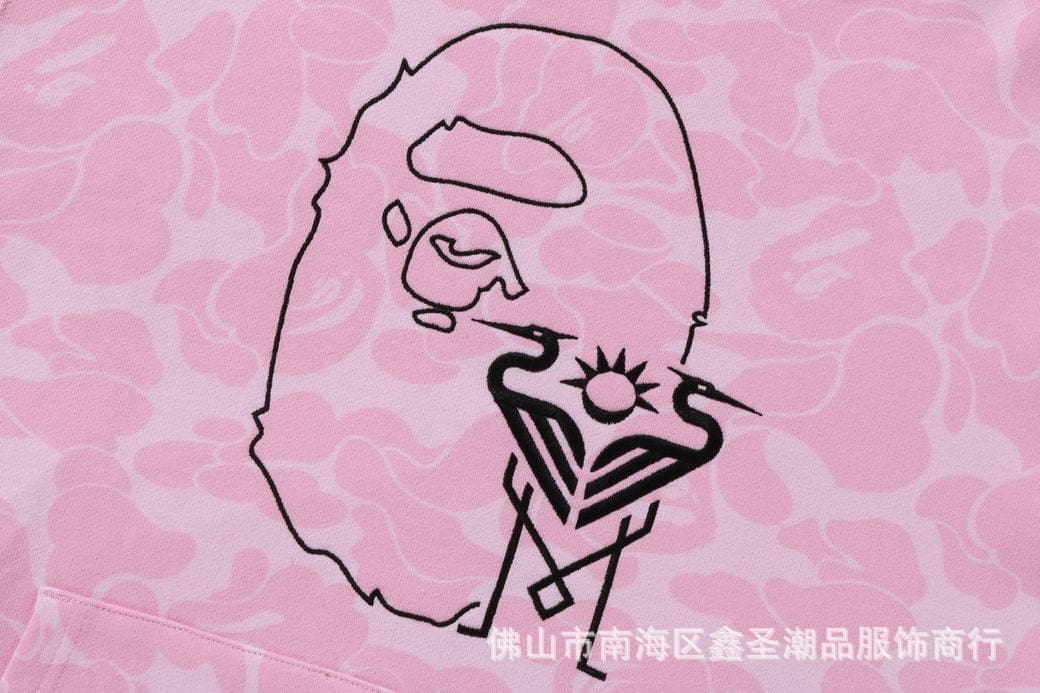 Ape Head Camouflage Hooded Sweater Men’s and Women’s Joint Sports Hoodie