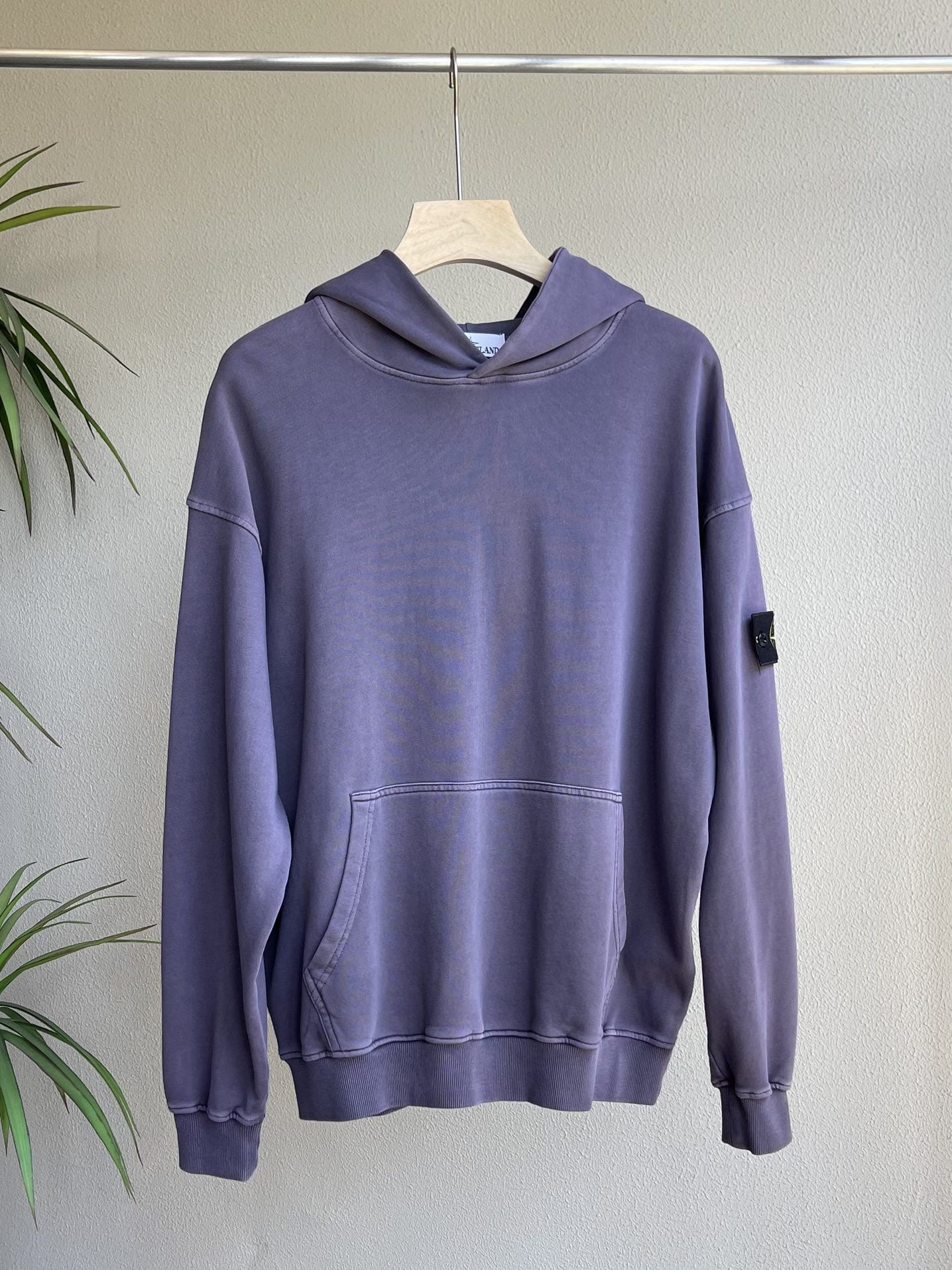 Stone Island Woolen Hoodie Spring Autumn Collection Black Cat