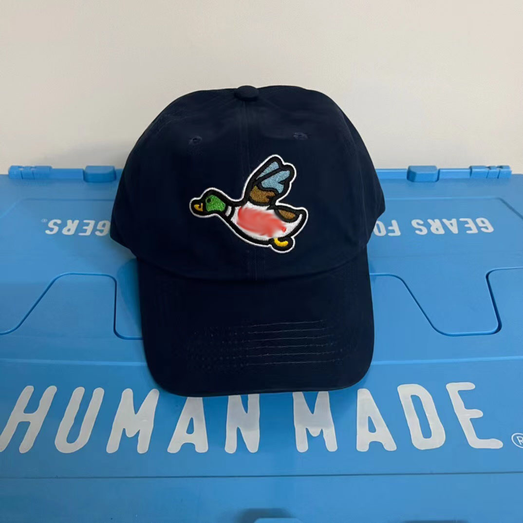 Hvm*n M*de hat japanese pig polar bear duck embroidered baseball cap soft top retro trendy peaked cap for women