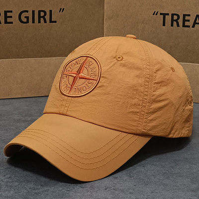 Stone Island Stone Island hat ultra-thin metal nylon peaked cap golf baseball cap sun hat