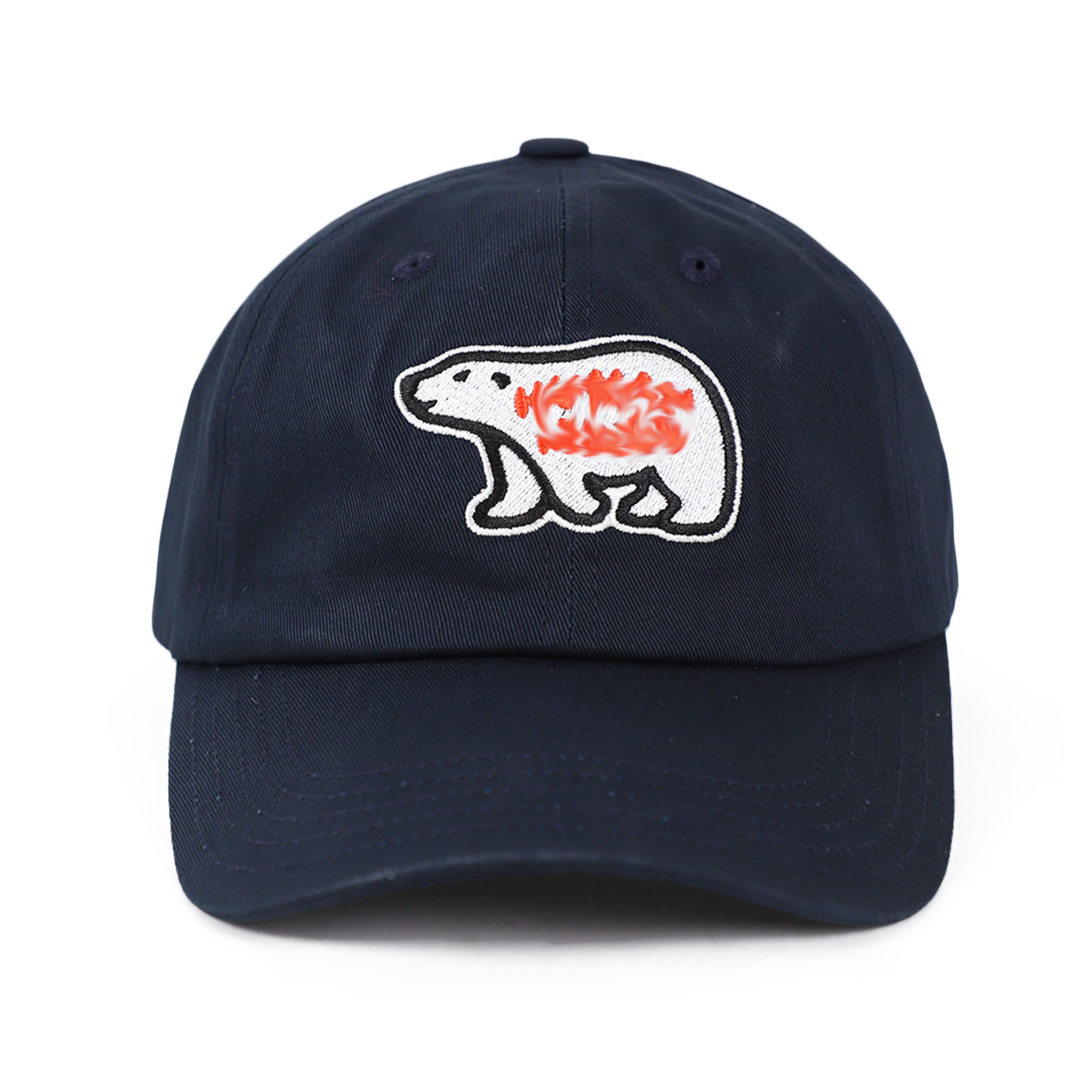 Hvm*n M*de hat japanese pig polar bear duck embroidered baseball cap soft top retro trendy peaked cap for women